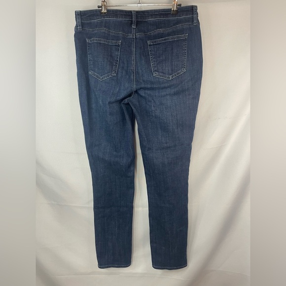 Chicos so slimming medium blue jeans. Soo cute with a little distressing. - Picture 4 of 5